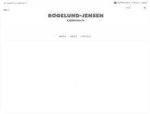 Tablet Screenshot of bogelund-jensen.com